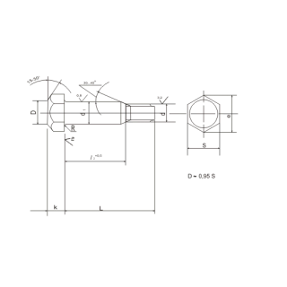 Болт призонный ГОСТ 7817-80 - фото - 1
