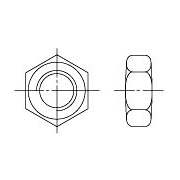 Гайка шестигранная, класс точности A ГОСТ 5927-70 - 2 Гайка шестигранная, класс точности A ГОСТ 5927-70 - фото - 2